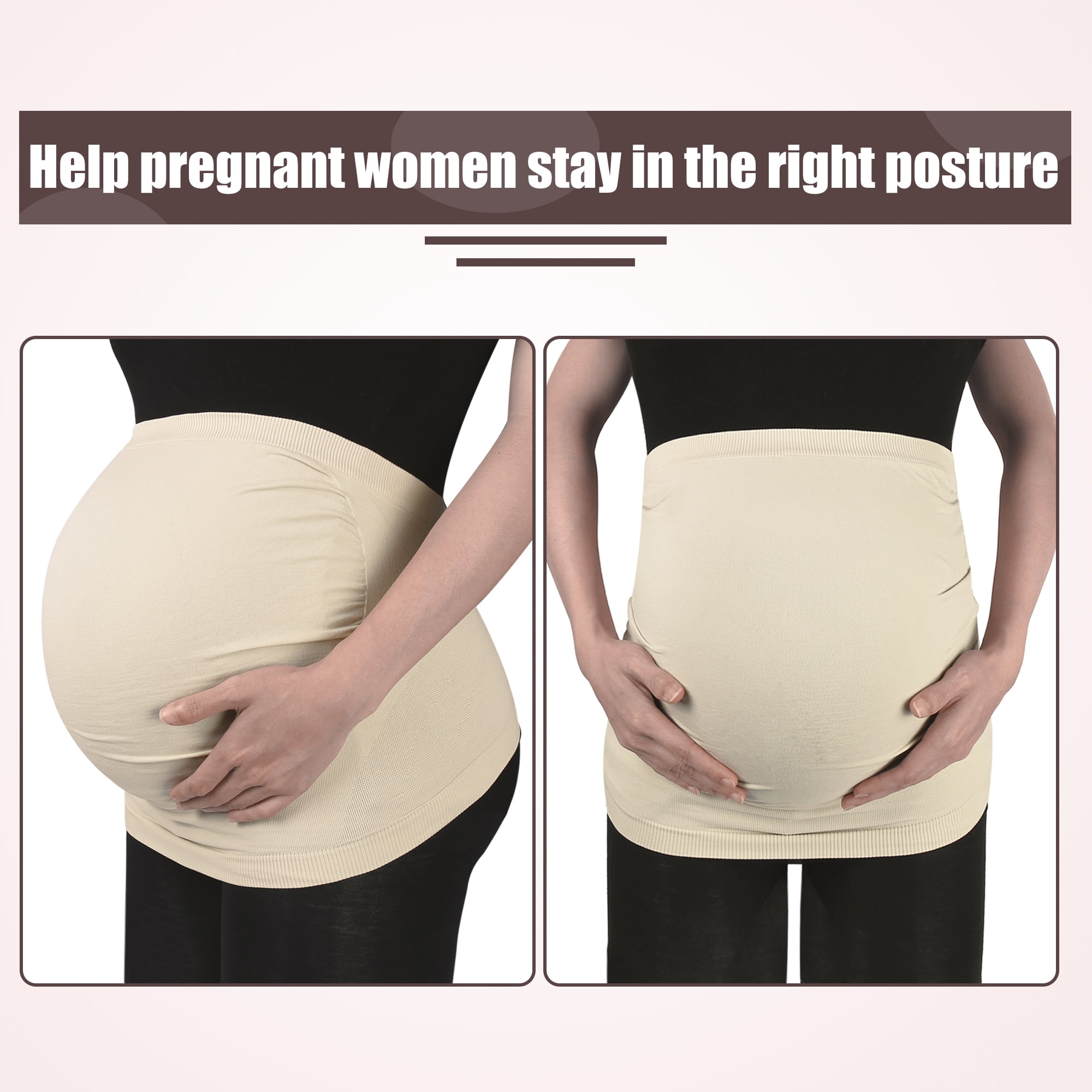 Unique Bargains 2 Pcs Women Maternity Support Belly Bands Strap