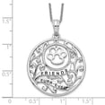 thumbnail image 3 of Diamond2Deal Collier Amis Animaux en Argent Sterling 925 Rhodié pour Femmes 18 Pouces, 3 of 6