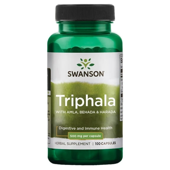 Swanson Triphala Capsules, 50mg, 100 Count