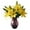 Yellow, variant on JeashCHAT Fake Flowers Artificial Lily Flowers with Long Stems Lily Bouquet for Outdoor Indoor Home Wedding Party Cemetery Vase Pots Decor, Table Centerpieces (Yellow)
