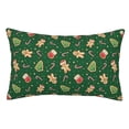 thumbnail image 1 of Balery green Christmas Element Funda de Cojín Estampada, Regalos para Mujeres, Regalos de Amor para Ella, Regalos para Novia o Esposa, Funda de Almohada-20"x30", 1 of 6