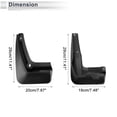 thumbnail image 3 of Guardabarros delanteros y traseros únicos para BMW 3 Series E90 2005-2011 con accesorios de montaje 1 juego, 3 of 6