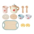 thumbnail image 3 of Juego de té para niños, juego de té de , tazas de madera, regalo de cumpleaños, juego de simulación, accesorios de cocina para niñas y niños., 3 of 9