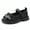 Black, variant on Sweet Princess Girls Bow Accent Mary Jane Shoes Elegant Tweed Dress Flats with Soft Cushioned Sole, Ideal for Recitals Performances & Parties Black 2 Big Kids(36)