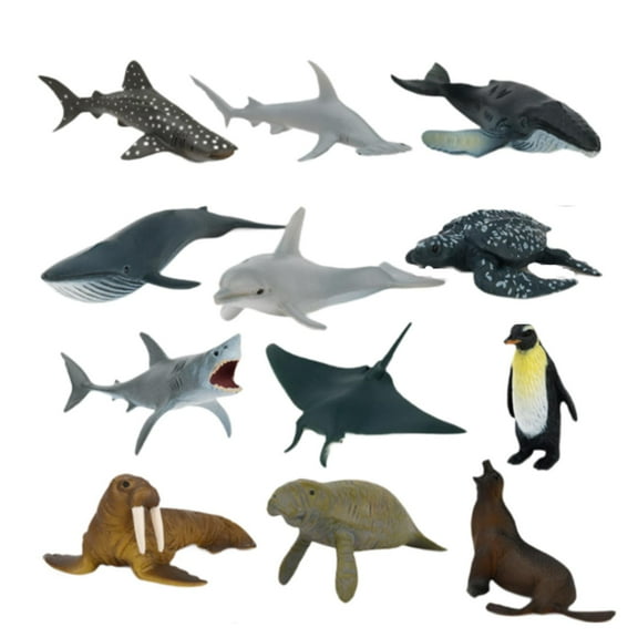 Almencla Animal Model Simulation Animal Toys Collectibles Desktop Decor Ornament Figurine for Lawn Housewarming Study Yard Living Room