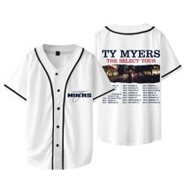 Ty Myers The Select Tour Merch Baseball Jacket Cosplay Unisex V-neck Short Sleeve T-Shirts