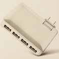 thumbnail image 2 of Insignia Universal 4.2-Amp 4 Port USB Wall Charging Adapter Charger - White, 2 of 3