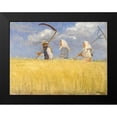thumbnail image 2 of Ancher, Anna 24x19 Black Modern Framed Museum Art Print Titled - Harvesters, 2 of 5