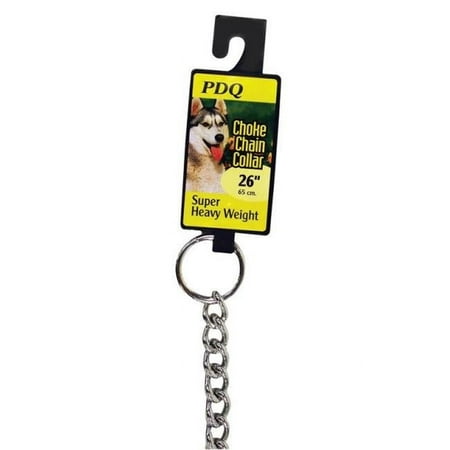 UPC: 0083929006520 | PDQ Silver Steel Dog Choke Chain Collar Large/X-Large