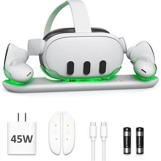 Meta Quest 3 Wireless Controller Charger and Charging Dock