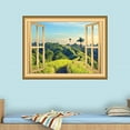 thumbnail image 2 of VWAQ Field Wall Sticker 3D Nature Window Wall Decal Peel and Stick Mural - NW37 (24"H X 30"W), 2 of 3