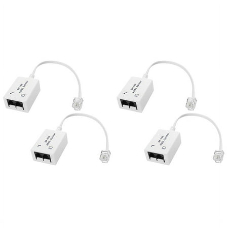 4 x ADSL Splitter-White