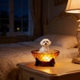 thumbnail image 6 of AURIGATE LED Dog Night Light, Resin Animal Statue Bubble Reading Lamp, Warm Light Tabletop Decorative Light for Home Bedroom Office Desk, Gift for Dog Lovers, 6 of 6