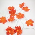 thumbnail image 3 of Thanksgiving Halloween Battery Box LED Maple Leaf Light String Indoor And Outdoor Decorative Light String 1.5M 10 Lights, 3 of 8