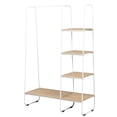 thumbnail image 4 of Costway Clothes Garment Rack Free Standing Storage Tower w/Metal Frame White, 4 of 4