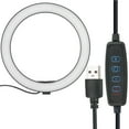 thumbnail image 1 of LED Ring Light, 10 Inch 2400-3000LM 12W Ring Light With Cell Phone Clamp Living Broadcast Selfie Fill Lamp For  Video Portrait Lighting, 1 of 8