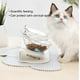 thumbnail image 5 of Comedero para gatos Protección para el cuello inclinada 15° El comedero no se derrama ni resbala. Comedero para gatos, cachorros, hamsters, conejos, pequeños animales MFZFUKR WL-00983, 5 of 7