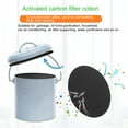 thumbnail image 3 of ZNNT 1/5Pcs Compost Bucket Activated Charcoal Filter Trash Can Bin Deodorant Cotton Pad Kitchen Car Refrigerator Odor Absorbing Purifying Deodorizer Sheet -Clearance-Deodorant Cotton Sheet, 3 of 4