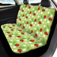 thumbnail image 4 of Pzuqiu Ladybug and Daisy Pattern Car Seat Covers 3 Pack, Car Accessories Set Polyester Easy to Install Breathable for Cars Truck most Cars, 4 of 10
