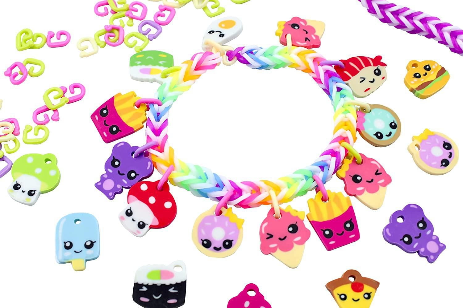 Rainbow Loom Loomies - Lot de 4 figurines alimentaires