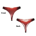 thumbnail image 3 of Balery Red Moon Lava Tangas de Algodón para Mujer con Estampado – Ropa Interior Sexy, Transpirable, G-string-X-Small, 3 of 6