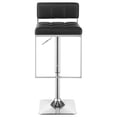 thumbnail image 5 of Alameda Adjustable Bar Stool Chrome and Black, 5 of 11
