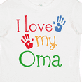 thumbnail image 4 of Inktastic I Love My Oma Grandchild Boys or Girls Toddler T-Shirt, 4 of 5