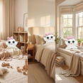 thumbnail image 5 of Halloween Cute Ghost Throw Pillow, Spooky Halloween Decoration, Soft Huggable Throw Pillow, Sofa Cushion, for Home Office Couch Car Decor, 5 of 6