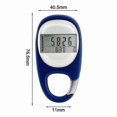 thumbnail image 5 of Digital Step Counter Pedometer with Clip, Memory Function, Walking Distance Tracker in Miles/KM, Fitness Activity Monitor for Exercise, 5 of 5