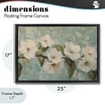 thumbnail image 4 of Stupell Industries Eclectic Serene Flower Branch Blooms Black Floating Frame Canvas Art, 25 x 17, by Petals Prints Design, 4 of 8