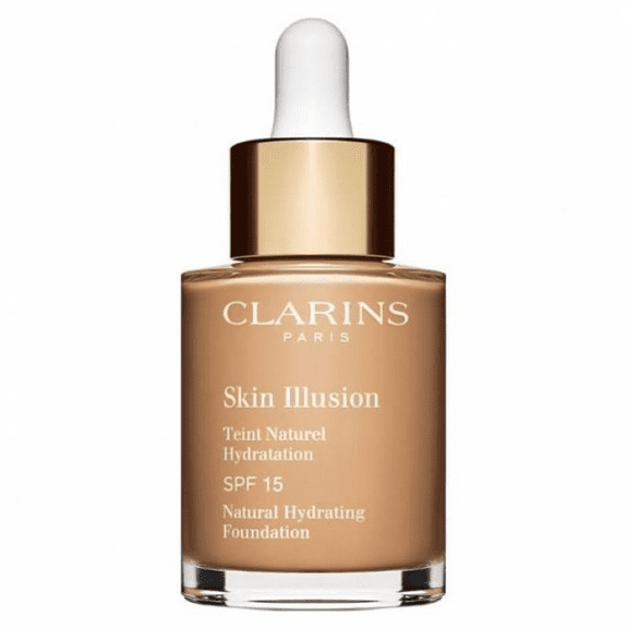 CLARINS 1 OZ SKIN ILLUSION FOUNDATION #110 HONEY