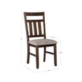 thumbnail image 6 of Powell Turino Rustic Umber Dining Side Chair, 6 of 11