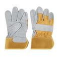 thumbnail image 1 of Guantes de trabajo Guantes de jardinería Antideslizantes a prueba de espinas Protector de palma engrosado para Amarillo y blanco, 1 of 9