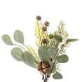 thumbnail image 2 of Vickerman 5' Artificial Winter Cedar, Pinecone, Eucalyptus, and Brown Jingle Bell Garland, 2 of 4