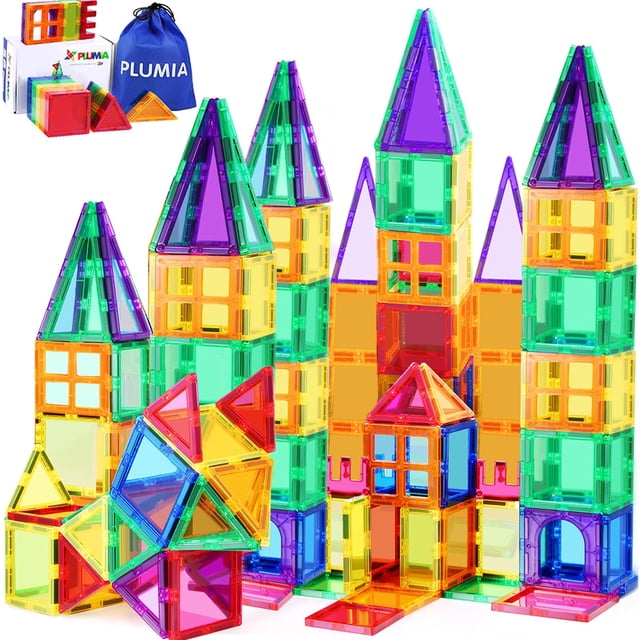 Bloques de construcción magnéticos PLUMIA Magnets para niños de más de 3 años