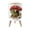 Color 4, variant on Small Trash Can with Lid Wildflowers green wild plants butterfly floral seamless colorful 1.8 Gallon Dog Proof Trash Can Round Garbage Can Waste Bin Wastebasket for Bathroom Bedroom Living Room