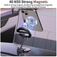 thumbnail image 4 of Soporte magnético para teléfono de coche Fonken, soporte Magsafe para iPhone 13, 14, 15 Pro Max, soporte magnético para rejilla de ventilación del coche, 4 of 5