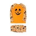 thumbnail image 3 of Shldybc Family Halloween Pjs Matching Sets 2-piece Halloween Pajamas Long Sleeve Sleepwear Jumpsuit Spiderweb Ghosts Pumpkin Skeleton Top and Pants Outfit Home wear Holiday PJS Set - Clearance, 3 of 4