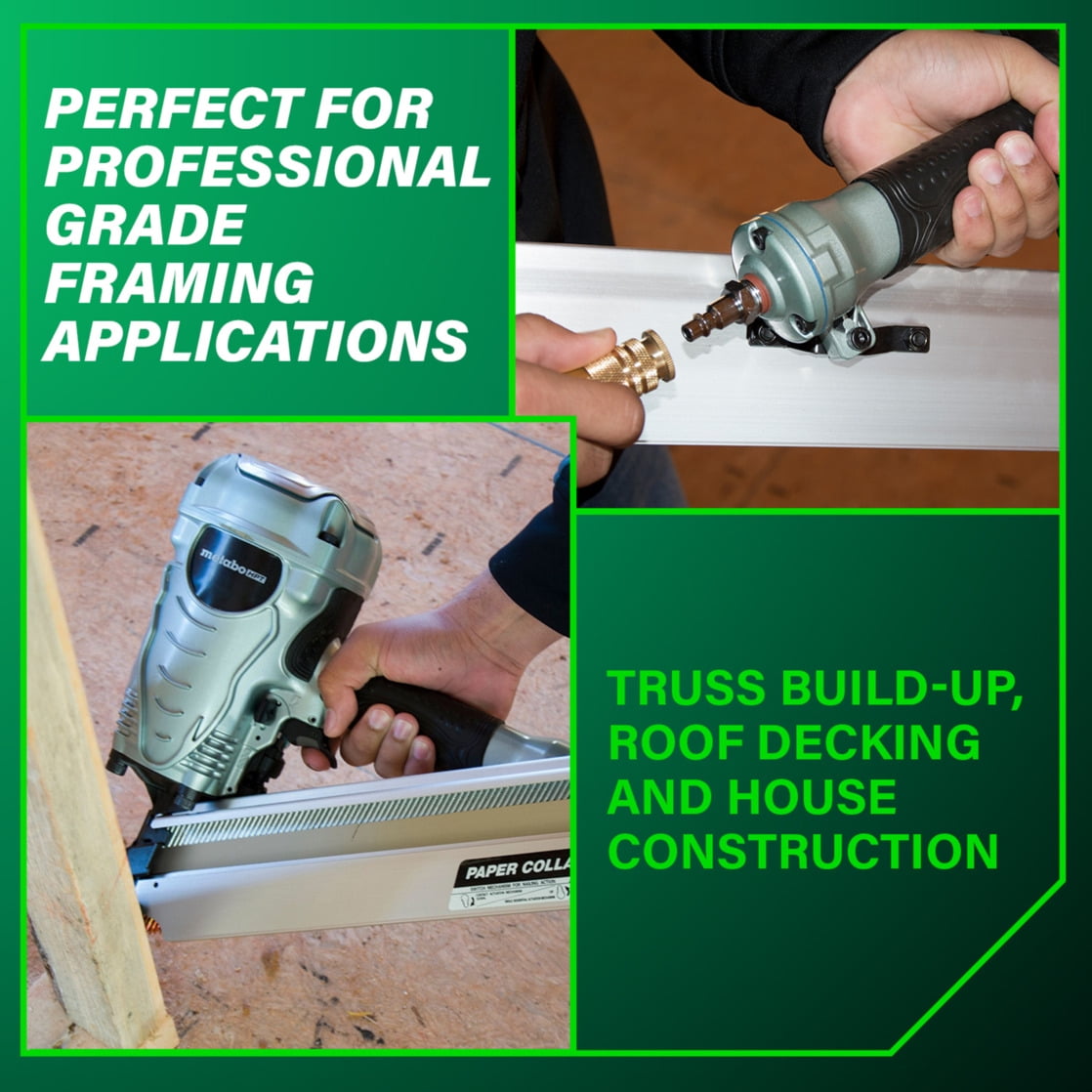 Metabo HPT Pneumatic Framing Nailer, 3-1/2-In, NR90ADS1