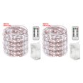 thumbnail image 2 of Ounissouiy LED a prueba de agua Oficina en el hogar Control remoto decorativo Lámpara con temporizador Cadena 5m 50LEDs Blanco cinco 5m 2Conjunto, 2 of 6