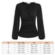 thumbnail image 1 of Top Cruzado Con Cuello En V NikouMX Blusa Con Mangas Largas S M L XL XXL, 1 of 2