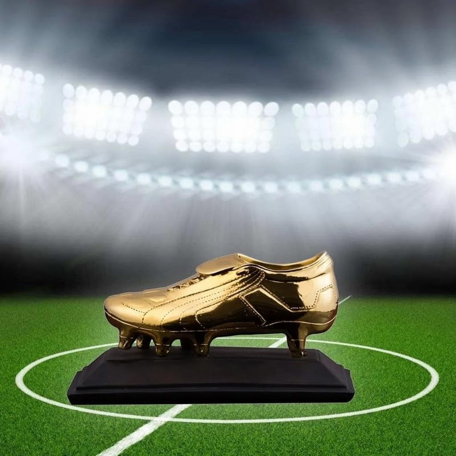 Golden Football Boot Champion Replica Trophy Top Statue Fans Souvenir Cup Birthday Soccer Player Flat Shoe Crafts