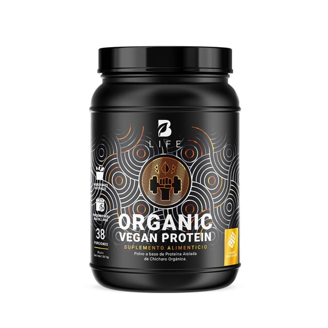Proteína Orgánica Vegana De 3 Lbs Chocolate B Life BLIFE POLVO
