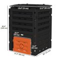 thumbnail image 3 of Outsunny 120 Gallon Compost Bin, Large Composter with 80 Vents, Orange, 3 of 10