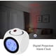 thumbnail image 2 of Reloj de proyección digital NQ Despertador LED silencioso 12/24 h proyección de techo, 2 of 4
