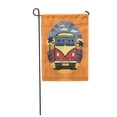 thumbnail image 1 of SIDONKU Bus Color Surfing Car Beach Surfer Emblem Van Surf Garden Flag Decorative Flag House Banner 12x18 inch, 1 of 1
