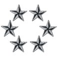 thumbnail image 1 of 6 parches de diamantes de imitación con forma de estrella, pegatinas con purpurina para planchar y coser en la ropa Negro, 1 of 9