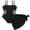 Black, variant on Girls Swimsuit Quick Dry Cut Out One Piece Bathing Suit Adjustable Straps Swimwear with Cover Up Skirt Size 7-14