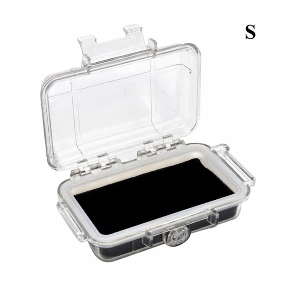 Waterproof Box,Safety Box Shockproof Sealed Tool,ABS Plastic Dry Box,S, M, L