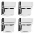thumbnail image 2 of 4 Pcs Purse Lock Catch Silver Purse Thumb Lock Buckle Fasteners Wallet Metal Clasp Locks for DIY Craft Making, 2 of 8